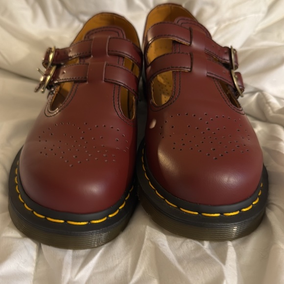 Dr. Martens 8065 Double-Strap Mary Jane’s in Dark Cherry NWOT - Picture 7 of 8